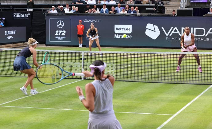 Doppel: Serena Williams (USA) und Karolina Muchowa (CZE) vs Giuliana Olmos (MEX) und Erin Routliffe (NZL) VANDA Pharmaceuticals Berlin Tennis Open Damen 16.06.2026