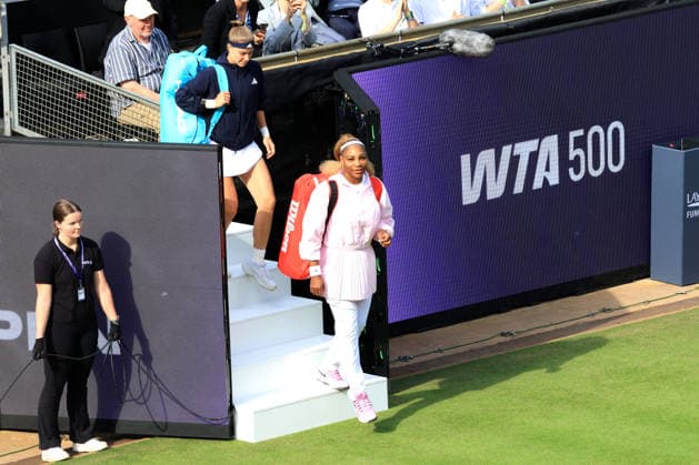 DEU, Tennis, BERLIN TENNIS OPEN 2026, 16.06.2026, Rot-Weiss Tennisanlage, Berlin, DEU, Tennis, BERLIN TENNIS OPEN 2026, im Bild Serena Williams (USA), Karolina Muchova (CZE)