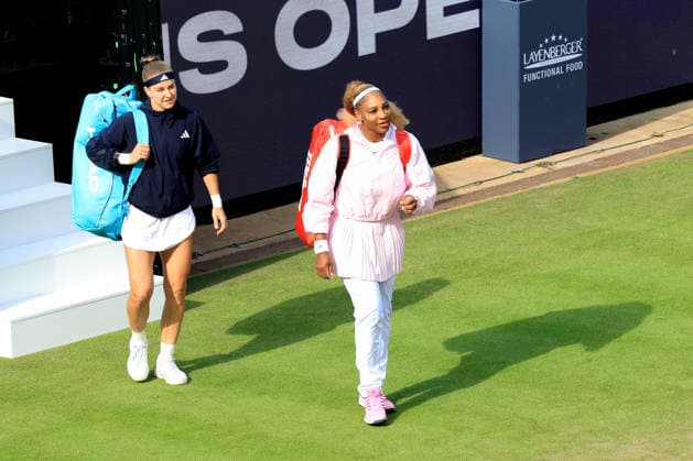 DEU, Tennis, BERLIN TENNIS OPEN 2026, 16.06.2026, Rot-Weiss Tennisanlage, Berlin, DEU, Tennis, BERLIN TENNIS OPEN 2026, im Bild Serena Williams (USA), Karolina Muchova (CZE)