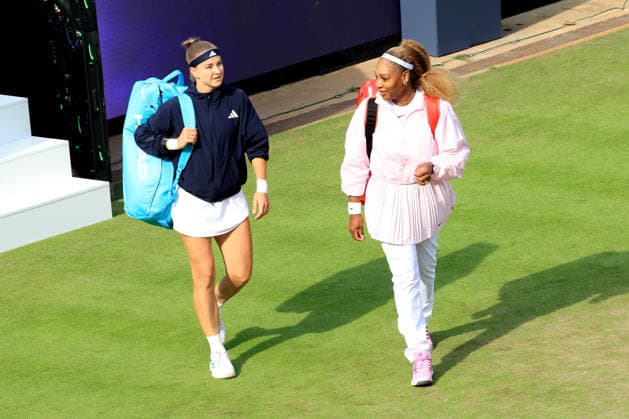 DEU, Tennis, BERLIN TENNIS OPEN 2026, 16.06.2026, Rot-Weiss Tennisanlage, Berlin, DEU, Tennis, BERLIN TENNIS OPEN 2026, im Bild Serena Williams (USA), Karolina Muchova (CZE)