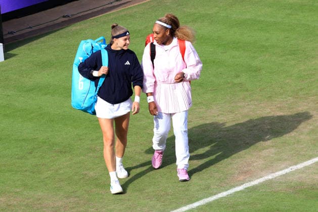 DEU, Tennis, BERLIN TENNIS OPEN 2026, 16.06.2026, Rot-Weiss Tennisanlage, Berlin, DEU, Tennis, BERLIN TENNIS OPEN 2026, im Bild Serena Williams (USA), Karolina Muchova (CZE)
