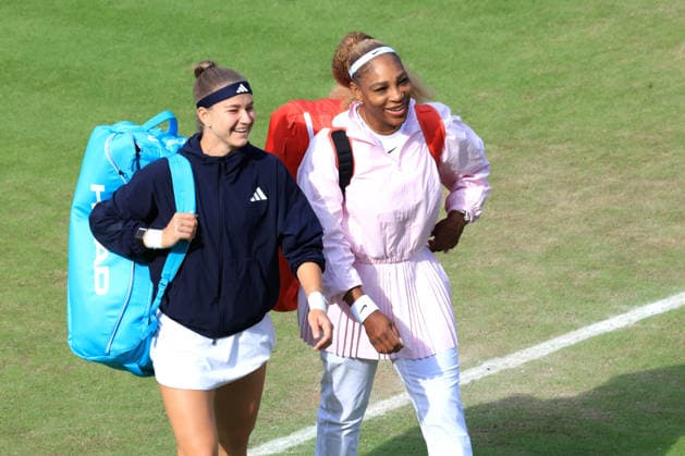 DEU, Tennis, BERLIN TENNIS OPEN 2026, 16.06.2026, Rot-Weiss Tennisanlage, Berlin, DEU, Tennis, BERLIN TENNIS OPEN 2026, im Bild Serena Williams (USA), Karolina Muchova (CZE)