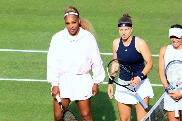 DEU, Tennis, BERLIN TENNIS OPEN 2026, 16.06.2026, Rot-Weiss Tennisanlage, Berlin, DEU, Tennis, BERLIN TENNIS OPEN 2026, im Bild Serena Williams (USA), Karolina Muchova (CZE)