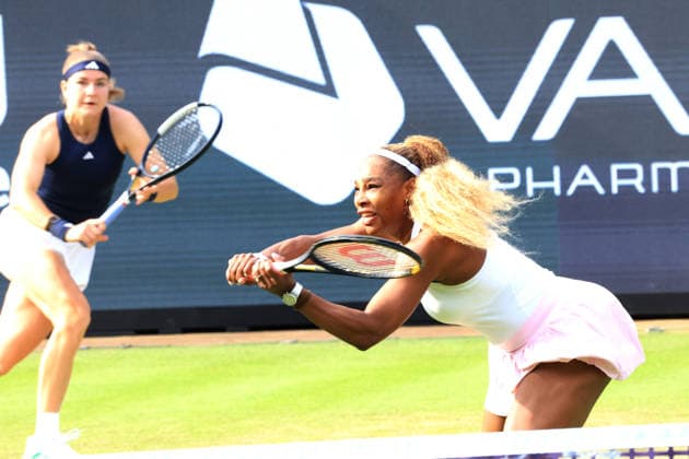 DEU, Tennis, BERLIN TENNIS OPEN 2026, 16.06.2026, Rot-Weiss Tennisanlage, Berlin, DEU, Tennis, BERLIN TENNIS OPEN 2026, im Bild Serena Williams (USA), Karolina Muchova (CZE)