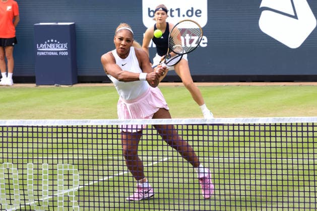 DEU, Tennis, BERLIN TENNIS OPEN 2026, 16.06.2026, Rot-Weiss Tennisanlage, Berlin, DEU, Tennis, BERLIN TENNIS OPEN 2026, im Bild Serena Williams (USA), Karolina Muchova (CZE)