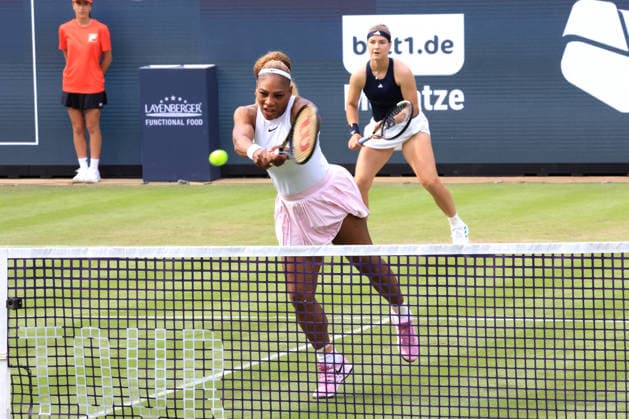 DEU, Tennis, BERLIN TENNIS OPEN 2026, 16.06.2026, Rot-Weiss Tennisanlage, Berlin, DEU, Tennis, BERLIN TENNIS OPEN 2026, im Bild Serena Williams (USA), Karolina Muchova (CZE)