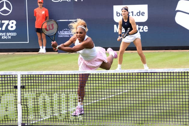 DEU, Tennis, BERLIN TENNIS OPEN 2026, 16.06.2026, Rot-Weiss Tennisanlage, Berlin, DEU, Tennis, BERLIN TENNIS OPEN 2026, im Bild Serena Williams (USA), Karolina Muchova (CZE)