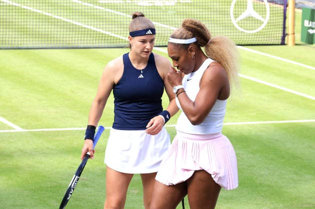 DEU, Tennis, BERLIN TENNIS OPEN 2026, 16.06.2026, Rot-Weiss Tennisanlage, Berlin, DEU, Tennis, BERLIN TENNIS OPEN 2026, im Bild Serena Williams (USA), Karolina Muchova (CZE)