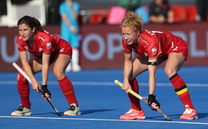 Belgium s Michelle Struijk pictured during a hockey game between Belgian national team, Nationalteam Red Panthers and China, Tuesday 16 June 2026 in Wavre, match 10 16 in the group stage of the women s FIH Pro League competition. VIRGINIExLEFOUR  x177867653x