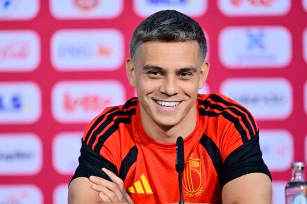 Belgian national football team - 2026 FIFA World Cup, WM, Weltmeisterschaft, Fussball - media activities 16 06 2026 RENTON, UNITED STATES OF AMERICA - JUNE 16 : Trossard Leandro forward of Belgium pictured during a press conference, PK, Pressekonferenz at the training grounds of the Belgian national football team during the 2026 FIFA World Cup on June 16, 2026 in Renton, United States of America, 16 06 2026 Renton United States of America  Copyright: xJanxDexMeuleneirx