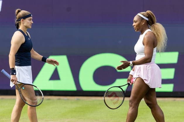 VANDA Pharmaceuticals Berlin Tennis Open 2026 Karolina Muchova, Serena Williams during VANDA Pharmaceuticals Berlin Tennis Open 2026, WTA, Tennis Damen 500, in Berlin, Germany, on June 16, 2026 Berlin Germany  Copyright: xFotoxOlimpikx originalFilename:jastrzebowski-vandapha260616_npmer.jpg