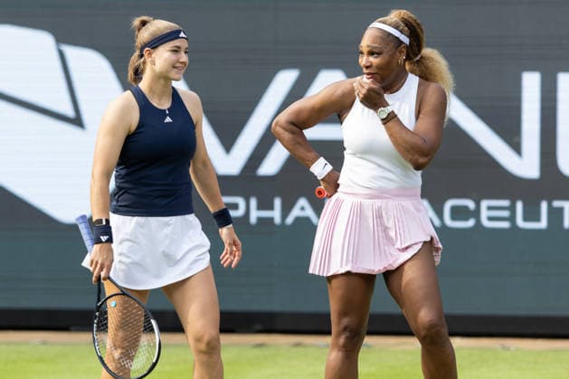 VANDA Pharmaceuticals Berlin Tennis Open 2026 Karolina Muchova, Serena Williams during VANDA Pharmaceuticals Berlin Tennis Open 2026, WTA, Tennis Damen 500, in Berlin, Germany, on June 16, 2026 Berlin Germany  Copyright: xFotoxOlimpikx originalFilename:jastrzebowski-vandapha260616_np6Mn.jpg