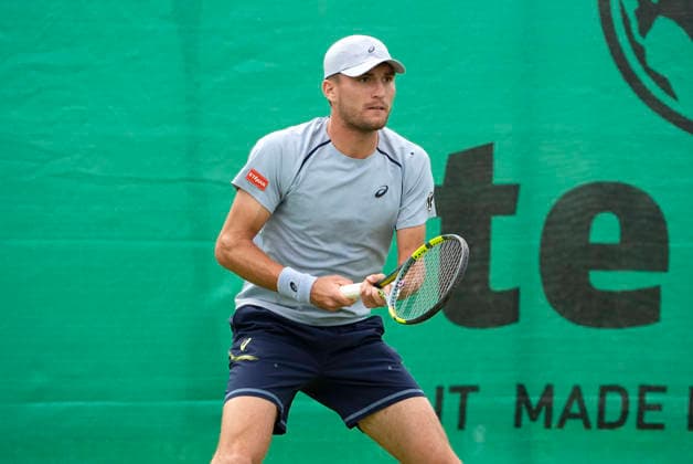 photo : Raphael Collignon (BEL) Tennis-Turnier Terra Wortmann Cup - erste Runde - im Gerry Weber Sportpark in Halle Westfalen am Di. 16.06.2026