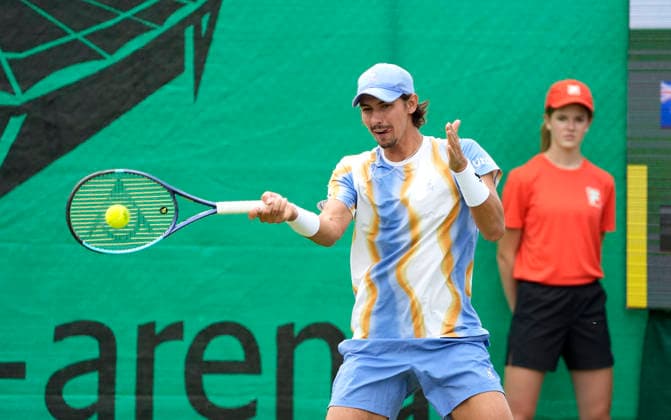 photo : Alexei POPYRIN (AUS) Tennis-Turnier Terra Wortmann Cup - erste Runde - im Gerry Weber Sportpark in Halle Westfalen am Di. 16.06.2026