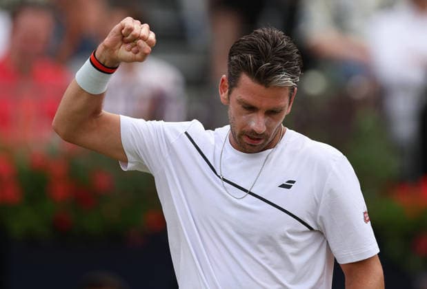 Cameron Norrie of GBR celebrates HSBC Queen s Club Championships, Day Eleven, Tennis, Queen s Club, West Kensington, London, UK - 16 Jun 2026London Queen s Club United Kingdom  Copyright: xEllaxLing Shutterstockx 16924337cc