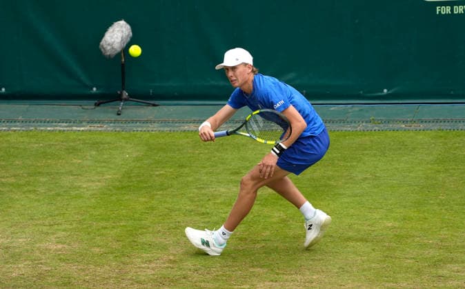 photo : Ethan QUINN (USA) Tennis-Turnier Terra Wortmann Cup - erste Runde - im Gerry Weber Sportpark in Halle Westfalen am Di. 16.06.2026