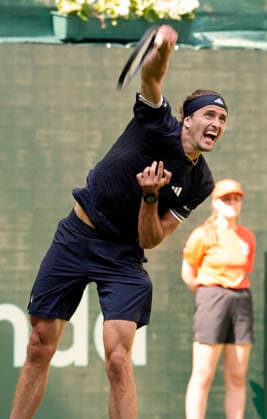 photo : Alexander ZVEREV (GER) Tennis-Turnier Terra Wortmann Cup - erste Runde - im Gerry Weber Sportpark in Halle Westfalen am Di. 16.06.2026