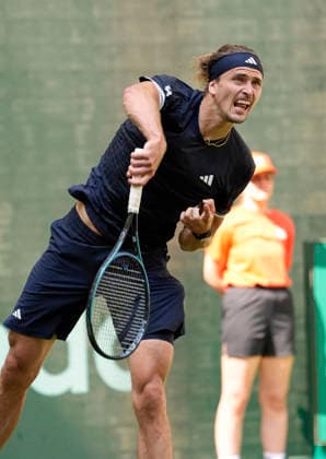 photo : Alexander ZVEREV (GER) Tennis-Turnier Terra Wortmann Cup - erste Runde - im Gerry Weber Sportpark in Halle Westfalen am Di. 16.06.2026