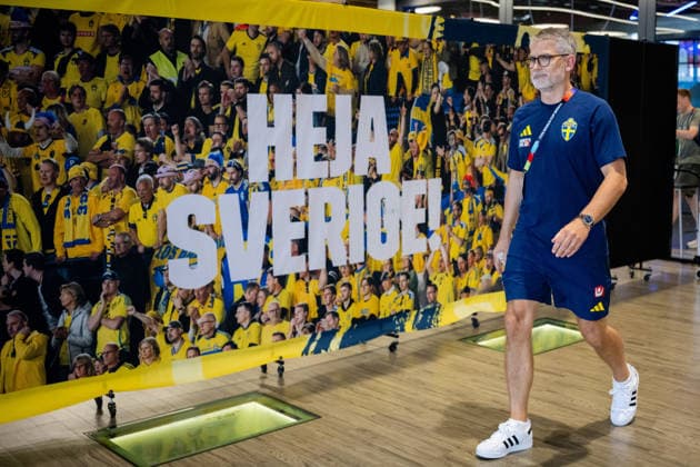 260616 Niclas CarlnÃ n, general secretary of the Swedish Football Federation at a press event during day 6 of the FIFA World Cup, WM, Weltmeisterschaft, Fussball 2026 on June 16, 2026 in Dallas. Photo: Petter Arvidson BILDBYRAN kod PA PA1237 fotboll football soccer fotball vm fotbolls-vm fotball-vm fotbolls-vm 2026 fifa world cup 2026 pressträff event meeting sverige sweden sverige a day 6 bbeng