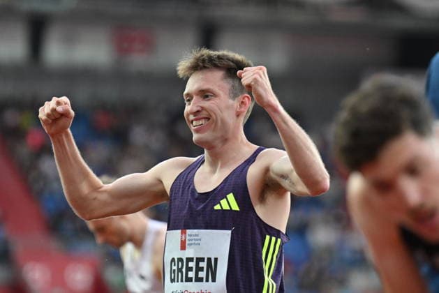 Nathan Green of USA 3:49.44 meet record in the Ostrava mile during the Golden Spike Ostrava 2026 - World Athletics Continental Tour Gold, in Ostrava, Czech Republic, on June 16, 2026. (CTKxPhoto JaroslavxOzana) CTKPhotoP2026061608636  CTKPhotoP2026061608636