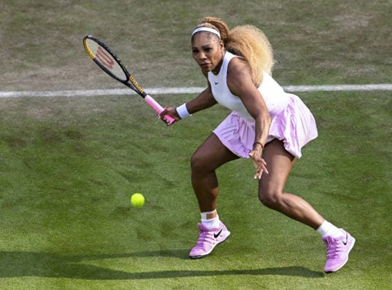 Serena Williams competes in doubles match at WTA, Tennis Damen 500 Berlin Open BERLIN, GERMANY - JUNE 16: Serena Williams of the United States competes during the women s doubles match alongside Karolina Muchova against Giuliana Olmos and Erin Routliffe at the WTA 500 Berlin Ladies Open tennis tournament in Berlin, Germany on June 16, 2026. Halil Sagirkaya Anadolu Berlin Germany. Editorial use only. Please get in touch for any other usage.  Copyright: x2026xAnadoluxHalilxSagirkayax