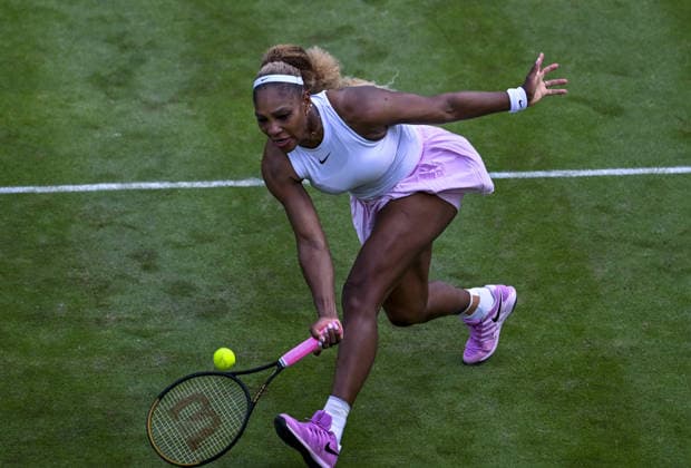 Serena Williams competes in doubles match at WTA, Tennis Damen 500 Berlin Open BERLIN, GERMANY - JUNE 16: Serena Williams of the United States competes during the women s doubles match alongside Karolina Muchova against Giuliana Olmos and Erin Routliffe at the WTA 500 Berlin Ladies Open tennis tournament in Berlin, Germany on June 16, 2026. Halil Sagirkaya Anadolu Berlin Germany. Editorial use only. Please get in touch for any other usage.  Copyright: x2026xAnadoluxHalilxSagirkayax