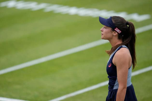 Lexus Nottingham Open - Day Two Zeynep Sonmez of Turkey competes during her Round of 32 singles match at the 2026 Lexus Nottingham Open Women s tennis tournament at the Nottingham Tennis Centre in Nottingham, England, on June 16, 2026. Nottingham Great Britain United Kingdom  Copyright: xOwenxHammondx originalFilename:hammond-notitle260616_npjLO.jpg