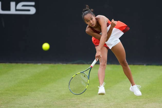 Lexus Nottingham Open - Day Two Leylah Fernandez of Canada competes during her Round of 32 singles match at the 2026 Lexus Nottingham Open Women s tennis tournament at the Nottingham Tennis Centre in Nottingham, England, on June 16, 2026. Nottingham Great Britain United Kingdom  Copyright: xOwenxHammondx originalFilename:hammond-notitle260616_np4Ri.jpg