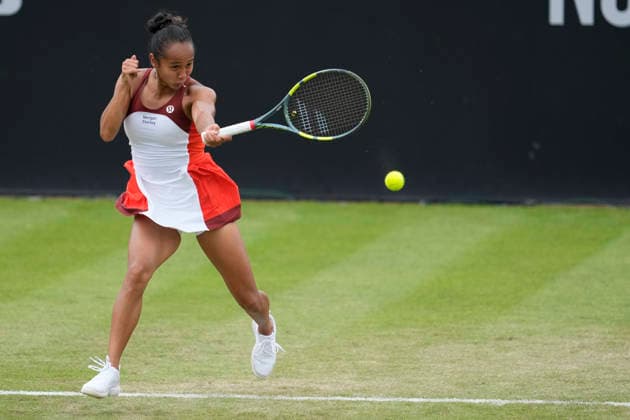 Lexus Nottingham Open - Day Two Leylah Fernandez of Canada competes during her Round of 32 singles match at the 2026 Lexus Nottingham Open Women s tennis tournament at the Nottingham Tennis Centre in Nottingham, England, on June 16, 2026. Nottingham Great Britain United Kingdom  Copyright: xOwenxHammondx originalFilename:hammond-notitle260616_npDKo.jpg