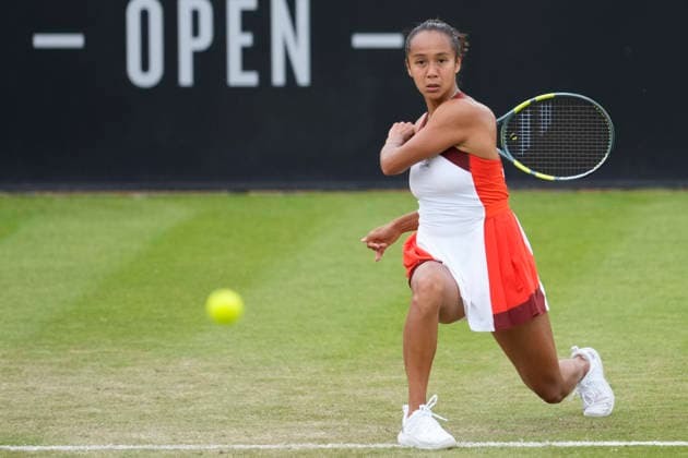 Lexus Nottingham Open - Day Two Leylah Fernandez of Canada competes during her Round of 32 singles match at the 2026 Lexus Nottingham Open Women s tennis tournament at the Nottingham Tennis Centre in Nottingham, England, on June 16, 2026. Nottingham Great Britain United Kingdom  Copyright: xOwenxHammondx originalFilename:hammond-notitle260616_npNAc.jpg