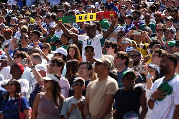 FIFA World Cup, WM, Weltmeisterschaft, Fussball 2026 - Group I - France vs Senegal A supporter of Senegal before the FIFA World Cup 2026 group stage match France against Senegal, in New Jersey, USA, 16 June 2026. NEW JERSEY United States  Copyright: xSARAHxYENESELx