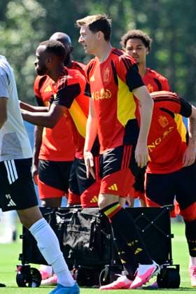 Belgian national football team - FIFA World Cup, WM, Weltmeisterschaft, Fussball 2026 - media activities 16 06 2026 RENTON, UNITED STATES OF AMERICA - JUNE 16 : Vanaken Hans midfielder of Belgium pictured during a friendly match between Belgium and the Seattle Sounders FC at the training facilities of the Belgian national football team during the FIFA World Cup 2026 on June 16, 2026 in Renton, United States of America, 16 06 2026 Renton United States of America  Copyright: xJanxDexMeuleneirx