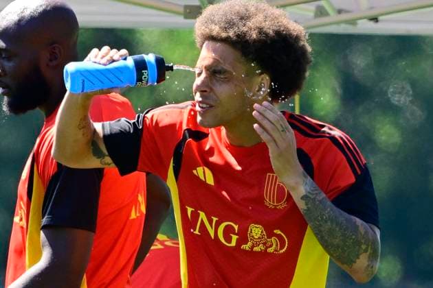 Belgian national football team - FIFA World Cup, WM, Weltmeisterschaft, Fussball 2026 - media activities 16 06 2026 RENTON, UNITED STATES OF AMERICA - JUNE 16 : Witsel Axel midfielder of Belgium pictured during a friendly match between Belgium and the Seattle Sounders FC at the training facilities of the Belgian national football team during the FIFA World Cup 2026 on June 16, 2026 in Renton, United States of America, 16 06 2026 Renton United States of America  Copyright: xJanxDexMeuleneirx