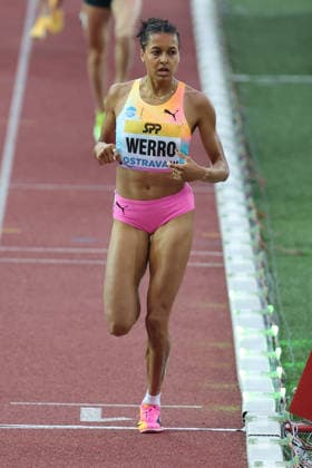 Audrey Werro of Switzerland in action during the 800m during the Golden Spike Ostrava 2026 - World Athletics Continental Tour Gold, in Ostrava, Czech Republic, on June 16, 2026. (CTKxPhoto PetrxSznapka) CTKPhotoP2026061609061  CTKPhotoP2026061609061