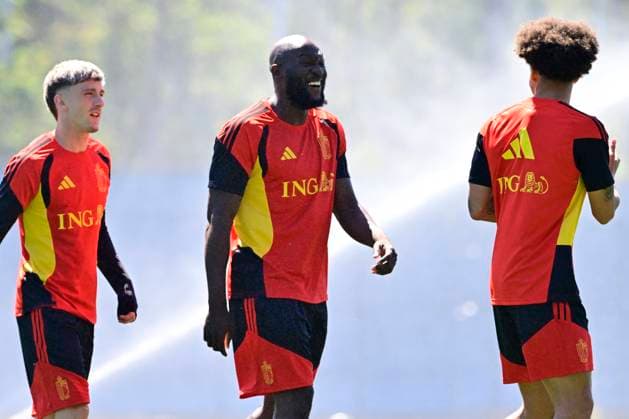 Belgian national football team - FIFA World Cup, WM, Weltmeisterschaft, Fussball 2026 - media activities 16 06 2026 RENTON, UNITED STATES OF AMERICA - JUNE 16 : Lukaku Romelu forward of Belgium pictured during a friendly match between Belgium and the Seattle Sounders FC at the training facilities of the Belgian national football team during the FIFA World Cup 2026 on June 16, 2026 in Renton, United States of America, 16 06 2026 Renton United States of America  Copyright: xJanxDexMeuleneirx
