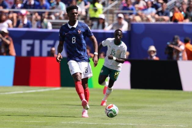 FIFA World Cup, WM, Weltmeisterschaft, Fussball 2026 - Group I - France vs Senegal Aurelien Tchouameni of France in action during the FIFA World Cup 2026 group stage match France against Senegal, in New Jersey, USA, 16 June 2026. NEW JERSEY United States  Copyright: xSARAHxYENESELx