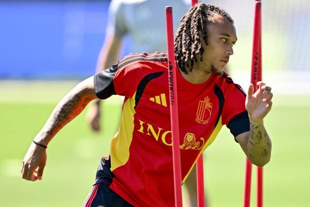 Belgium s Diego Da Silva Moreira pictured during a training of Belgian national soccer team Red Devils, at the basecamp in Seattle, USA on Tuesday 16 June 2026, after their first game against Egypt at the FIFA World Cup, WM, Weltmeisterschaft, Fussball 2026. The match ended in a 1-1 draw. DIRKxWAEM  x177876387x