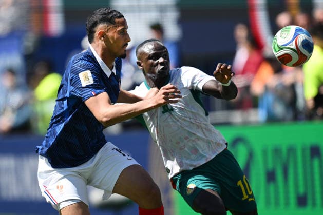 Mg New York (Stati Uniti) 16 06 2026 - Mondiali di Calcio 2026 Francia-Senegal foto Matteo Gribaudi Image nella foto: William Saliba-Sadio Mane 