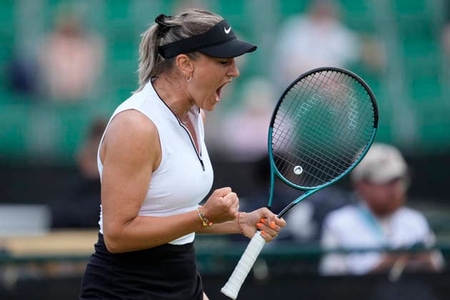 Lexus Nottingham Open - Day Two Iryna Shymanovich competes during the Round of 16 doubles match at the 2026 Lexus Nottingham Open Women s tennis tournament at the Nottingham Tennis Centre in Nottingham, England, on June 16, 2026. Nottingham Great Britain United Kingdom  Copyright: xOwenxHammondx originalFilename:hammond-notitle260616_npa8E.jpg