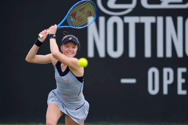 Lexus Nottingham Open - Day Two Harriet Dart of Great Britain competes during her Round of 32 singles match at the 2026 Lexus Nottingham Open Women s tennis tournament at the Nottingham Tennis Centre in Nottingham, England, on June 16, 2026. Nottingham Great Britain United Kingdom  Copyright: xOwenxHammondx originalFilename:hammond-notitle260616_npq7w.jpg