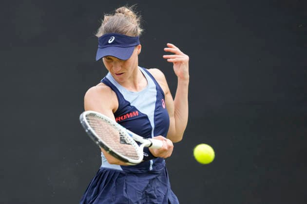 Lexus Nottingham Open - Day Two Viktorija Golubic of Switzerland speaks with media following her Round of 32 singles match at the 2026 Lexus Nottingham Open Women s tennis tournament at the Nottingham Tennis Centre in Nottingham, England, on June 16, 2026. Nottingham Great Britain United Kingdom  Copyright: xOwenxHammondx originalFilename:hammond-notitle260616_np5mE.jpg