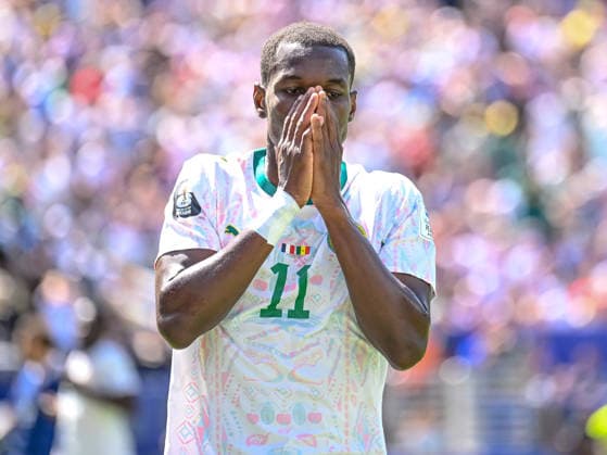 Nicolas Jackson (Senegal) gestures looks dejected during the FIFA World Cup, WM, Weltmeisterschaft, Fussball 2026 Group I match between France and Senegal at New York New Jersey Stadium on June 16, 2026 in East Rutherford, United States. (Photo by Harry Langer DeFodi Images) - *** Nicolas Jackson of Senegal looks dejected during the 2026 FIFA World Cup Group I match between France and Senegal at New York New Jersey Stadium on June 16, 2026, in East Rutherford, United States. Photo by Harry Langer, DeFodi Images,detected_source_language