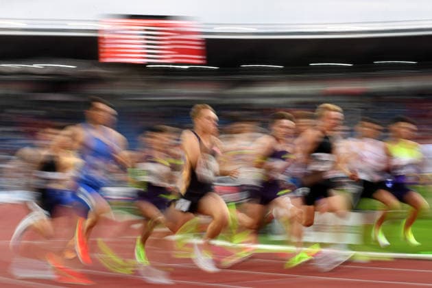 June 16, 2026, Ostrava, Czech Republic: Runners competes in feature Mile Men at the World Athletics Continental Tour Golden Spike event in Ostrava in the Czech Republic. Ostrava Czech Republic - ZUMAr156 20260616_aap_r156_023 Copyright: xSlavekxRutax