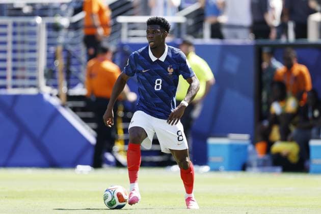 NEW JERSEY - Aurelien Tchouameni of France during the FIFA 2026 World Cup Group I match between France and Senegal at the New Jersey Stadium on June 16, 2026, in New Jersey, United States. MAURICE VAN STEEN ANP FIFA World Cup, WM, Weltmeisterschaft, Fussball 2026 2026 xVIxANPxSportx xMauricexvanxSteenxIVx 561189543 originalFilename: 561189543.jpg