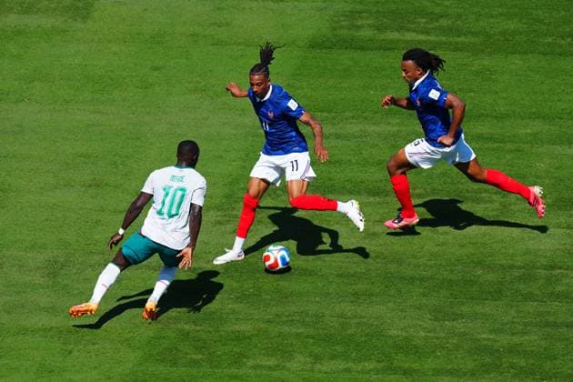 Sadio ManÃ of Senegal, Michael Olise and Jules KoundÃ of France France v Senegal, 2026 FIFA World Cup, WM, Weltmeisterschaft, Fussball Group I, Football, New York New Jersey Stadium, East Rutherford, New Jersey, USA - 16 Jun 2026East Rutherford New York New Jersey Stadium New Jersey (NJ) United States of America EDITORIAL USE ONLY No use with unauthorised audio, video, data, fixture lists, club league logos or live services. Online in-match use limited to 120 images, no video emulation. No use in betting, games or single club league player publications.  Copyright: xJavierxGarcia Shutterstockx 16928918aw