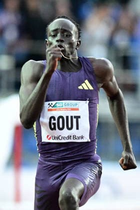 June 16, 2026, Ostrava, Czech Republic: GOUT Gout of Australia competes 150 Metres Men at the World Athletics Continental Tour Golden Spike event in Ostrava in the Czech Republic. Ostrava Czech Republic - ZUMAr156 20260616_aap_r156_024 Copyright: xSlavekxRutax