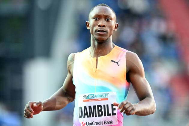 June 16, 2026, Ostrava, Czech Republic: DAMBILE Sinesipho of South Africa (R) competes 150 Metres Men at the World Athletics Continental Tour Golden Spike event in Ostrava in the Czech Republic. Ostrava Czech Republic - ZUMAr156 20260616_aap_r156_025 Copyright: xSlavekxRutax