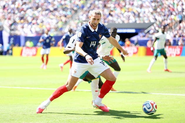EAST RUTHERFORD 16.06.2026 MISTRZOSTWA SWIATA W PILCE NOZNEJ 2026 GRUPA C MECZ: FRANCJA - SENEGAL --- 2026 FIFA World Cup, WM, Weltmeisterschaft, Fussball GROUP C MATCH: FRANCE - SENEGAL ADRIEN RABIOT FOT. PIOTR KUCZA FOTOPYK NEWSPIX.PL --- newspix.pl 