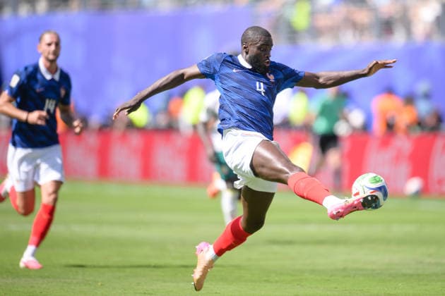 Fußball, WM 2026, 20260616, Frankreich - Senegal. Im Bild Dayot UPAMECANO (Frankreich, 4). East Rutherford New-York-New-Jersey-Stadion New Jersey Vereinigte Staaten von Amerika