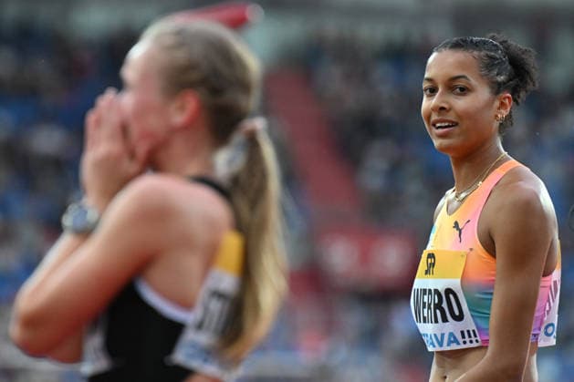 Audrey Werro of Switzerland in action during the 800m during the Golden Spike Ostrava 2026 - World Athletics Continental Tour Gold, in Ostrava, Czech Republic, on June 16, 2026. (CTKxPhoto JaroslavxOzana) CTKPhotoP2026061609409  CTKPhotoP2026061609409